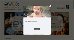 Desktop Screenshot of evoxtelevision.com