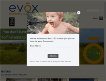 Tablet Screenshot of evoxtelevision.com